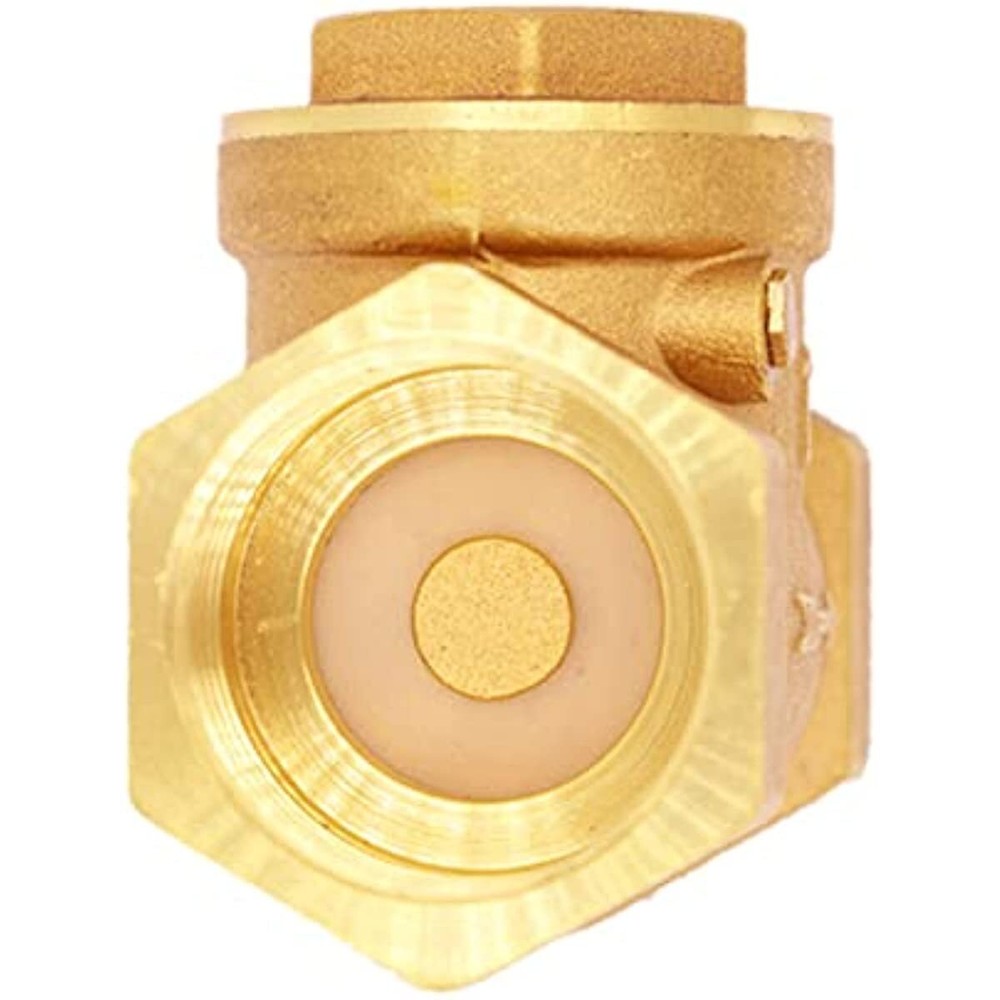 Solid Brass Horizontal Swing Check Valve 3/4" Female Thread Non-return One-Way