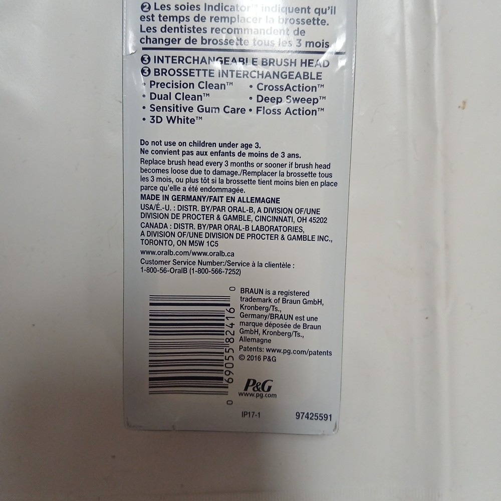 Oral B Interproximal Clean Brush Head Replacement