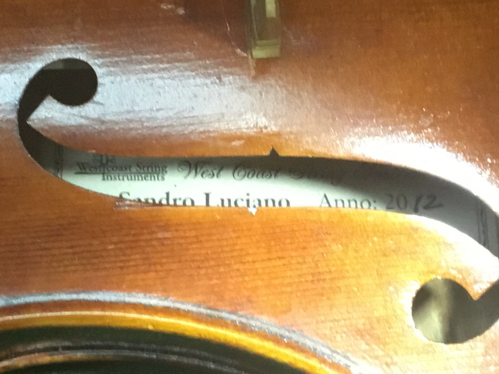 West Coast/Los Angeles Strings Sandro Luciano Viola 2012