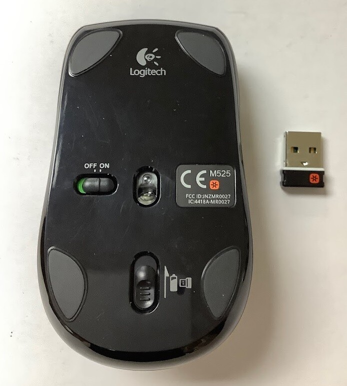 Logitech M525 Wireless Mouse, Blue