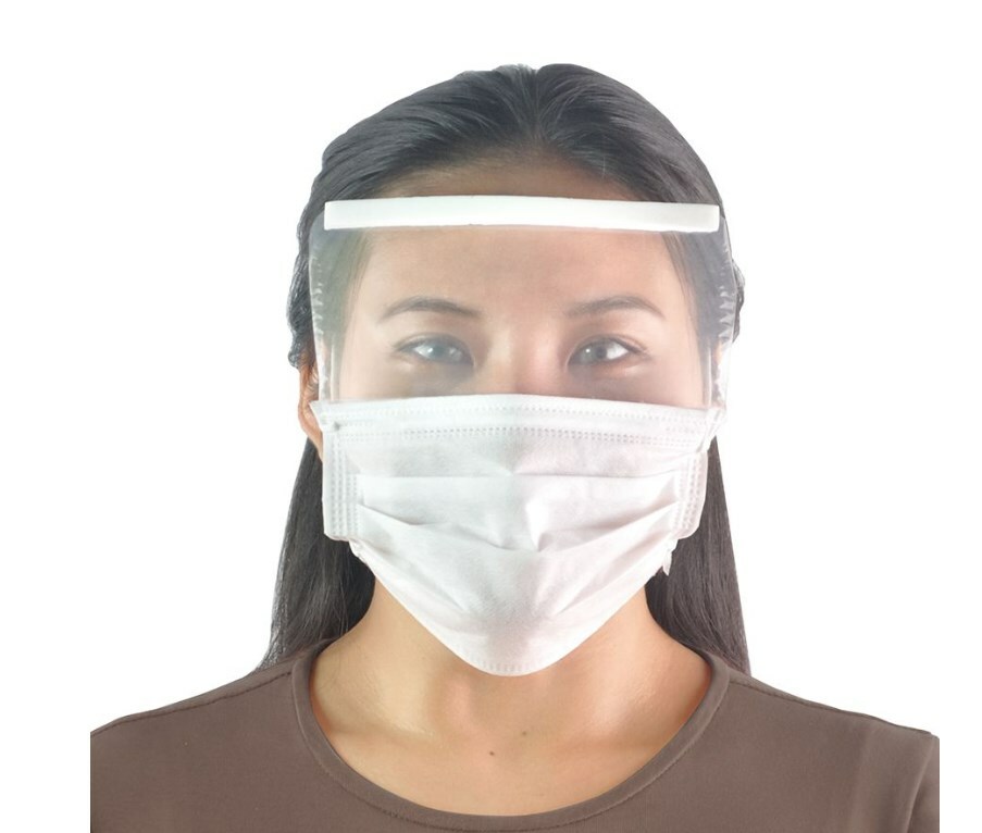 Reusable Face Mask with PET Shield - 25 Masks/Box