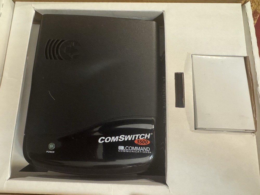 Command Communications ComSwitch 5500 Phone Fax Modem 3-Port Call Switch