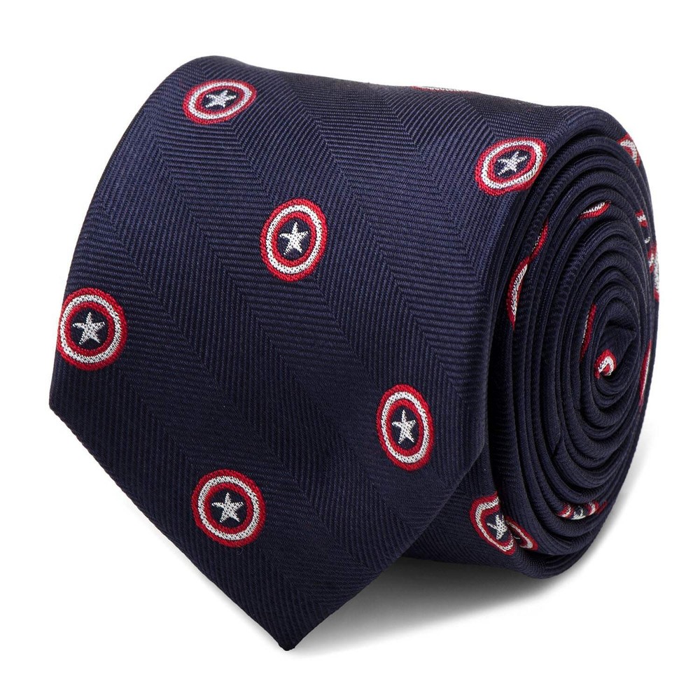 Marvel Captain America Navy Tie