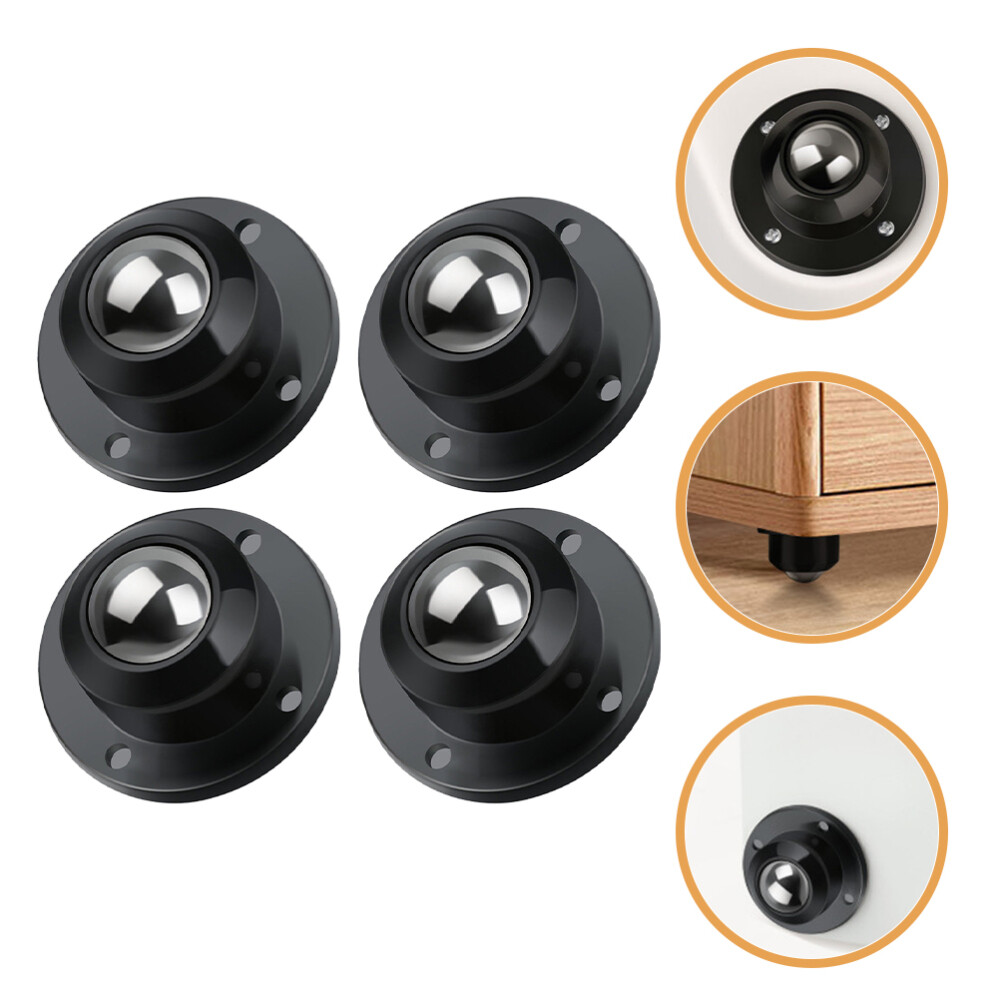4pcs Storage Bin Wheels Swivel Caster Wheels Small Caster Wheels