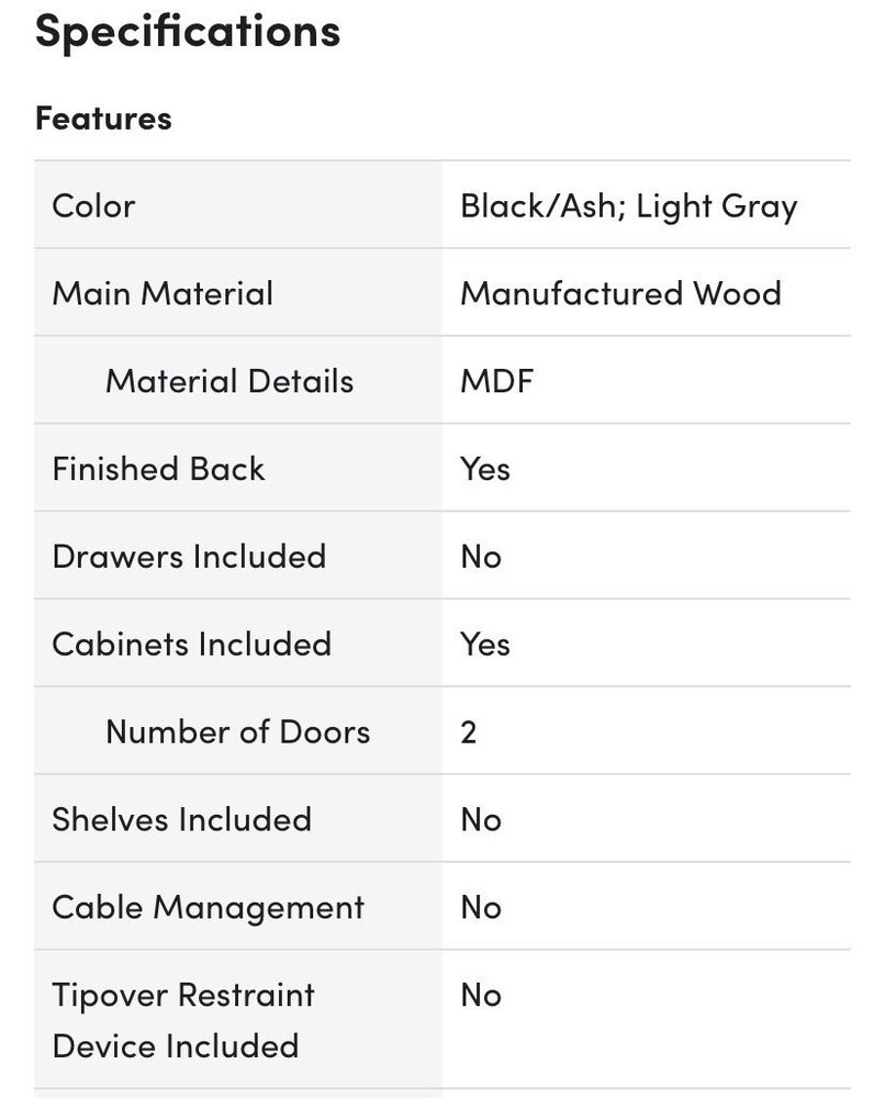 Console Unit / Media Unit