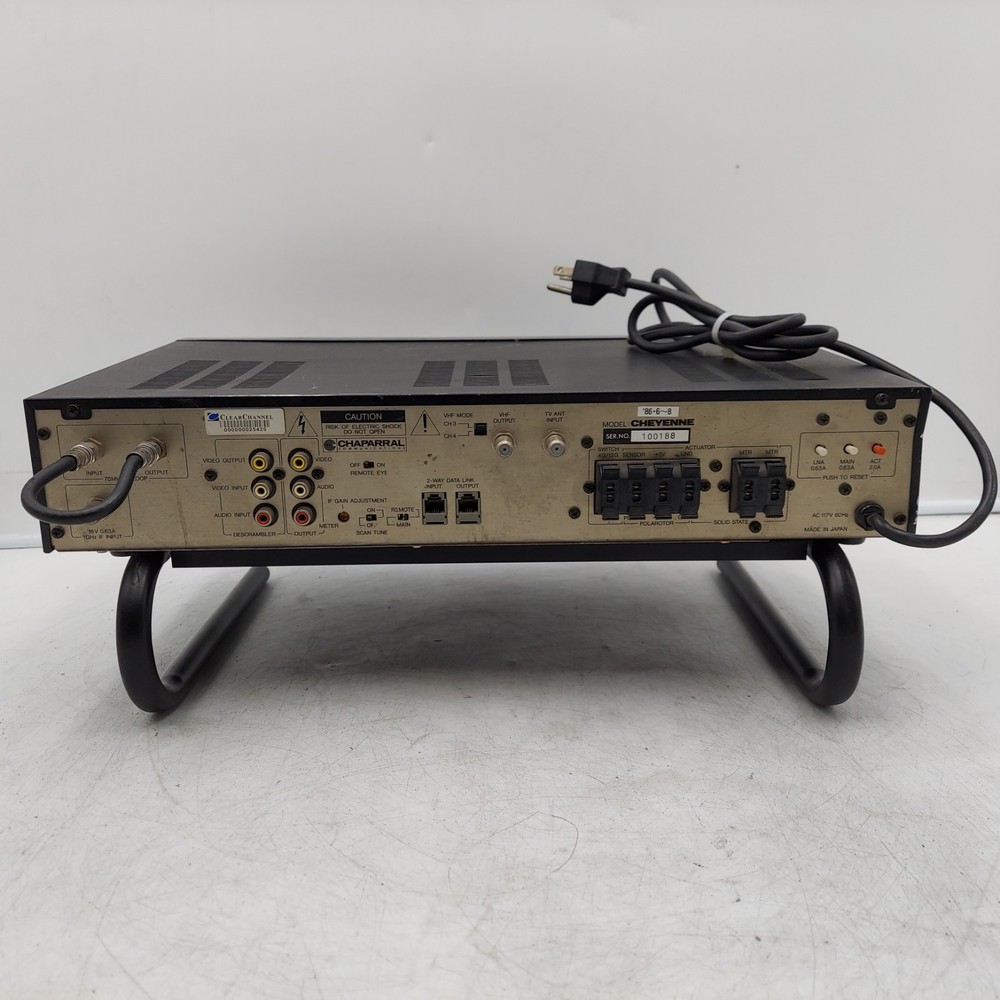 Chaparral Cheyenne Computer Synthesized Satellite Receiver Vintage
