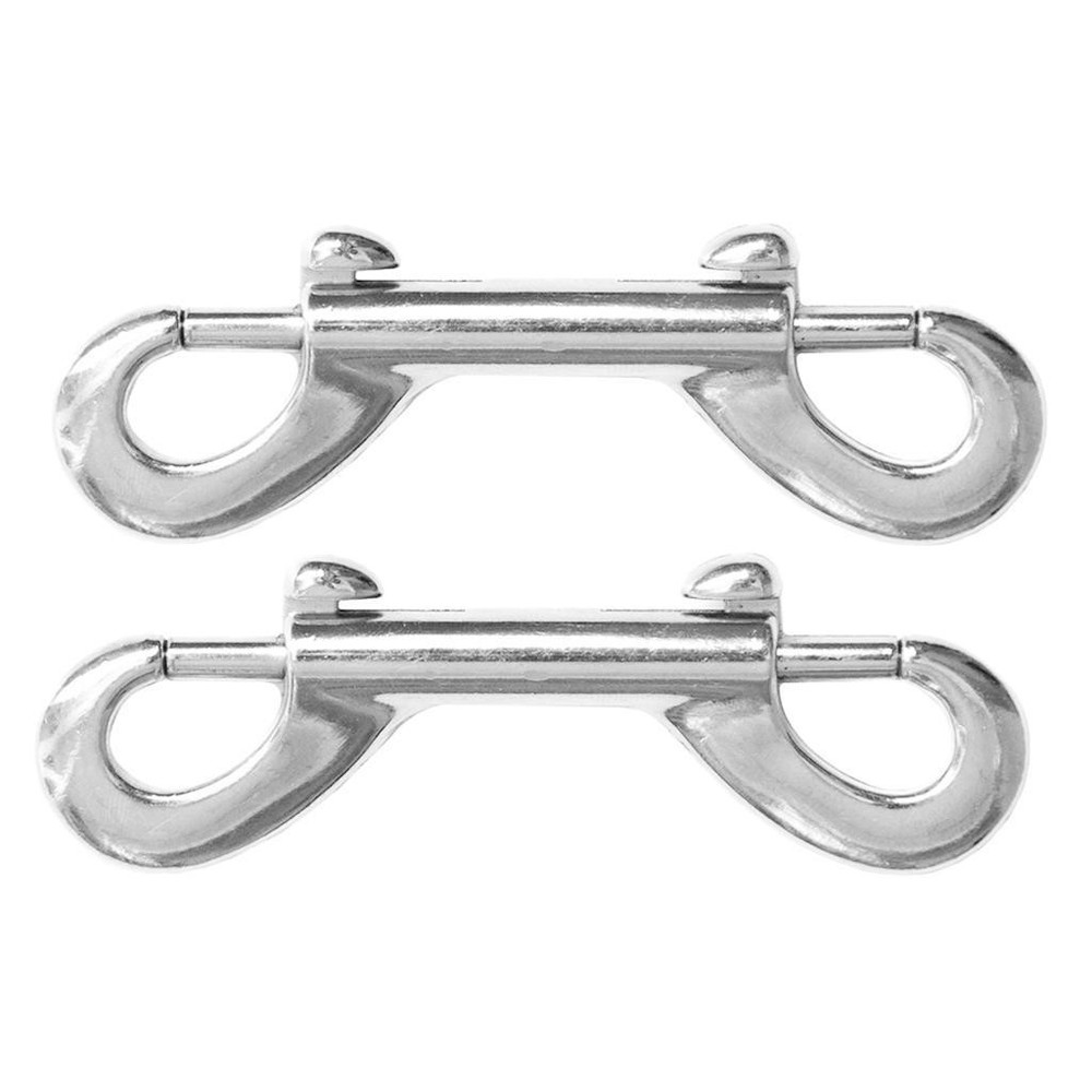 Double Ended Multi Purpose Snap Hook Clip Heavy Duty Pack of 2