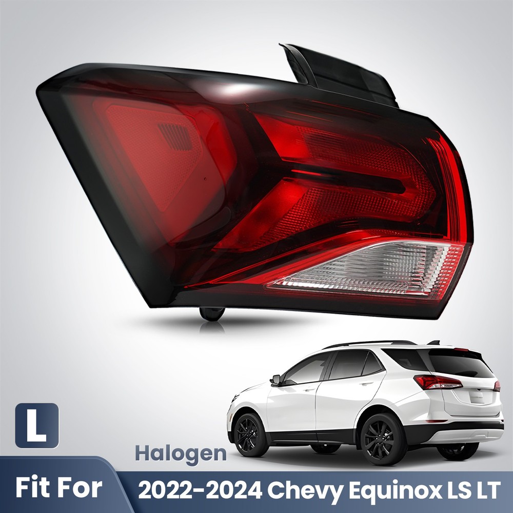 For 2022-2024 Chevrolet Equinox Halogen Outer Taillight Left Driver Side