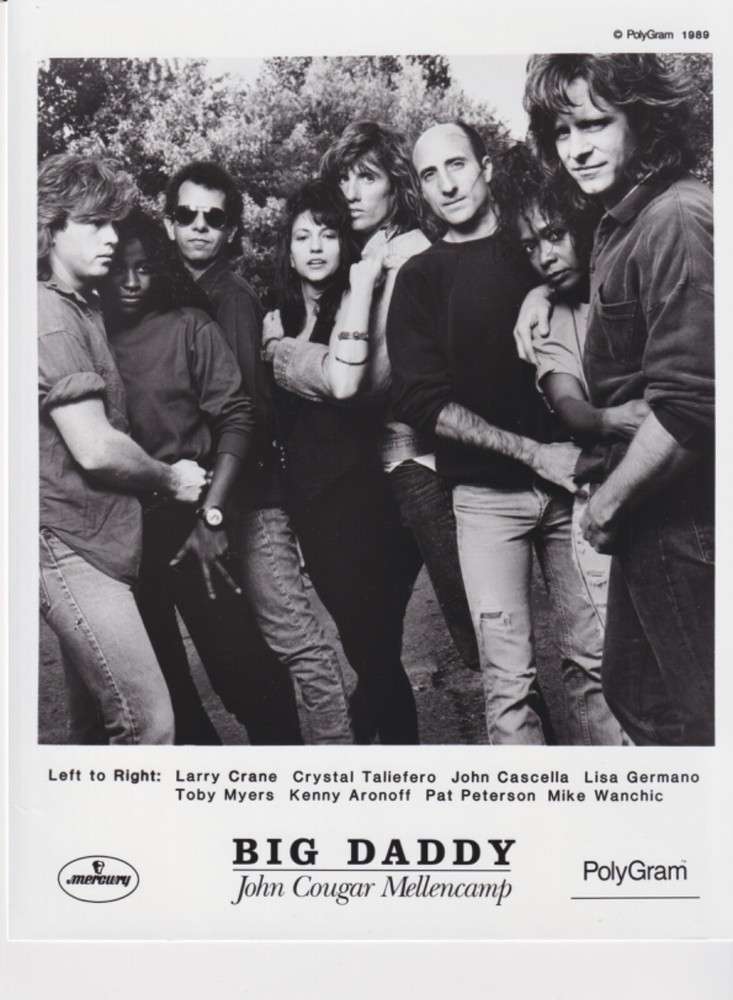 John cougar mellencamp big daddy press kit 1989