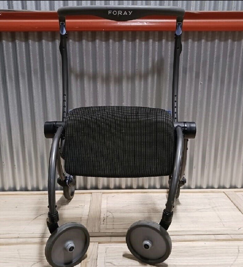 Foray Spring Rollator Easy Storage Unique Design Elderly Assist Walker