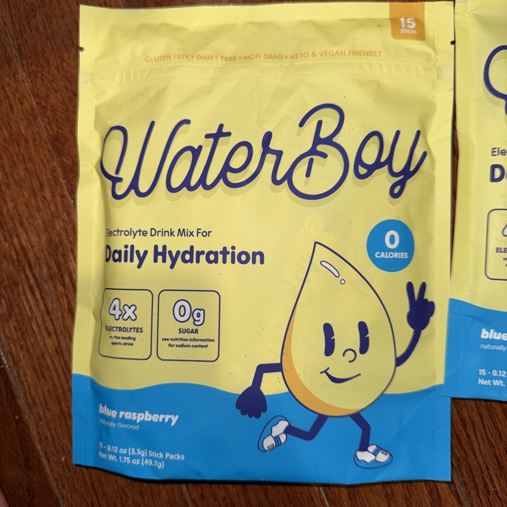 Water Boy Daily Hydration  Blue Raspberry