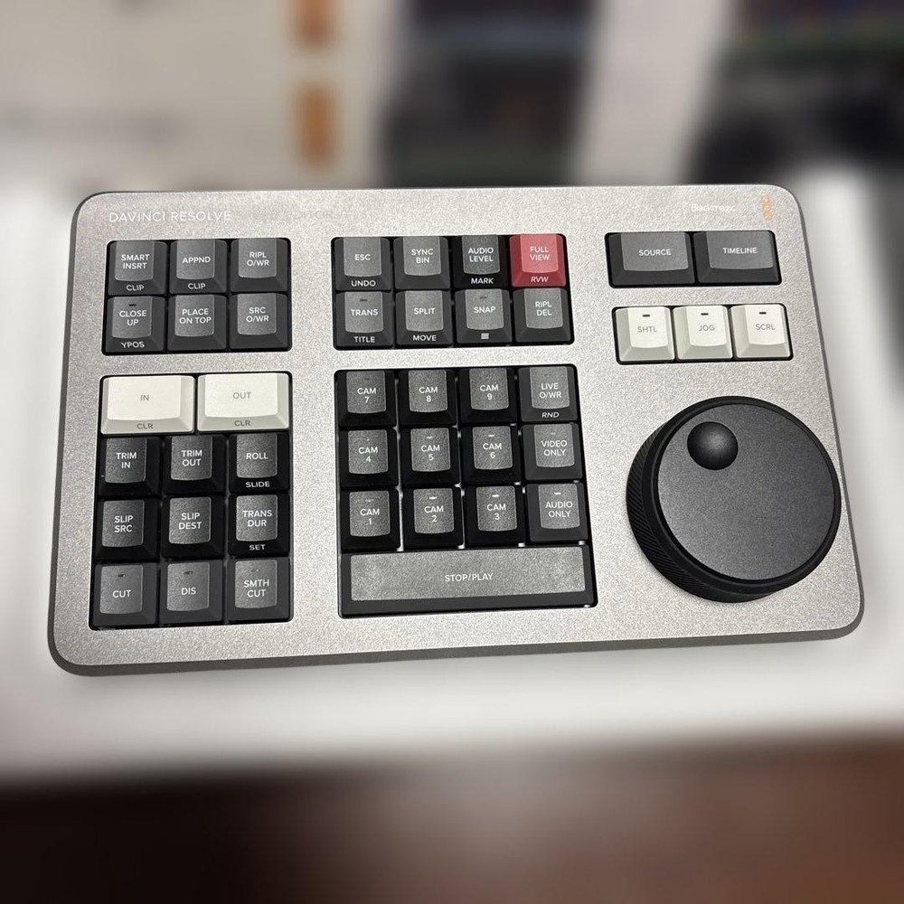 Blackmagic DaVinci Resolve Speed Editor Keyboard Tested No Software License