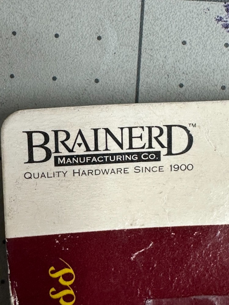 NOS 2-pack lot 4/PC (8 catches total) Brainerd Solid Brass Bullet 698XC