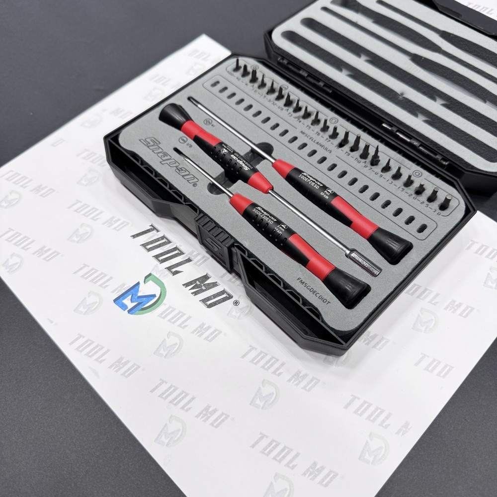 Snap-on Tools NEW 25pc Electronic Mini Bit Screwdriver Set SGDEC25RK