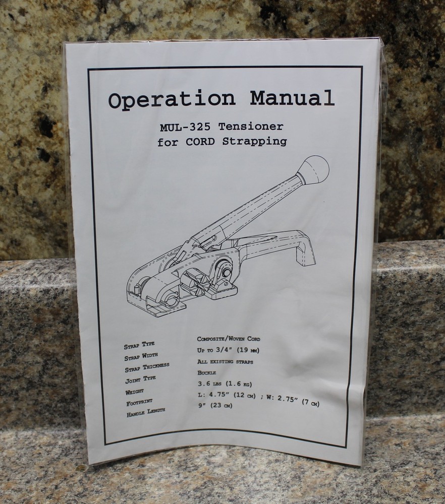MUL-325 Tensioner for CORD Strapping