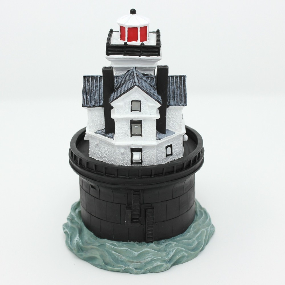 Scaasis Lighthouse Figurine - 14 Foot Bank, Delaware