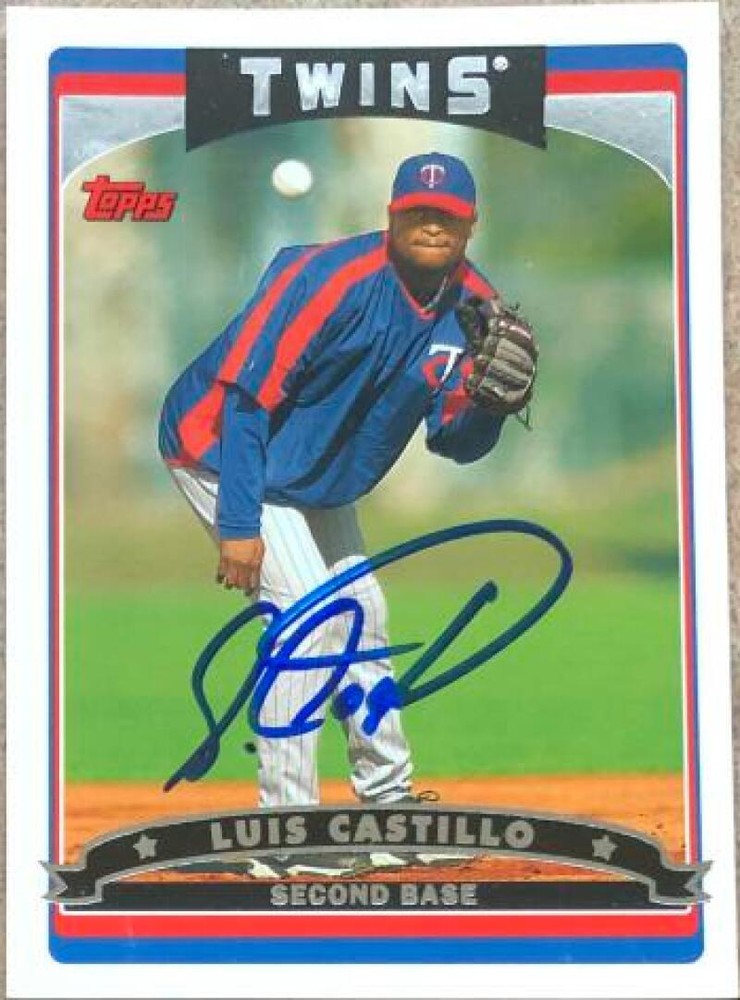 Luis Castillo Autographed 2006 Topps #458
