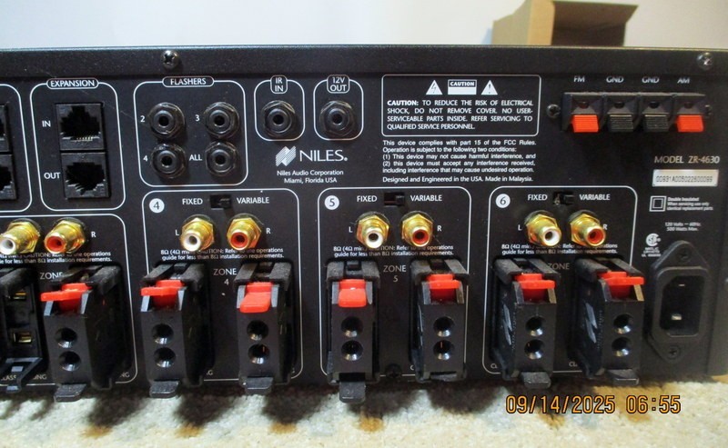 Niles ZR-4630 Multizone Receiver/ Amplifier