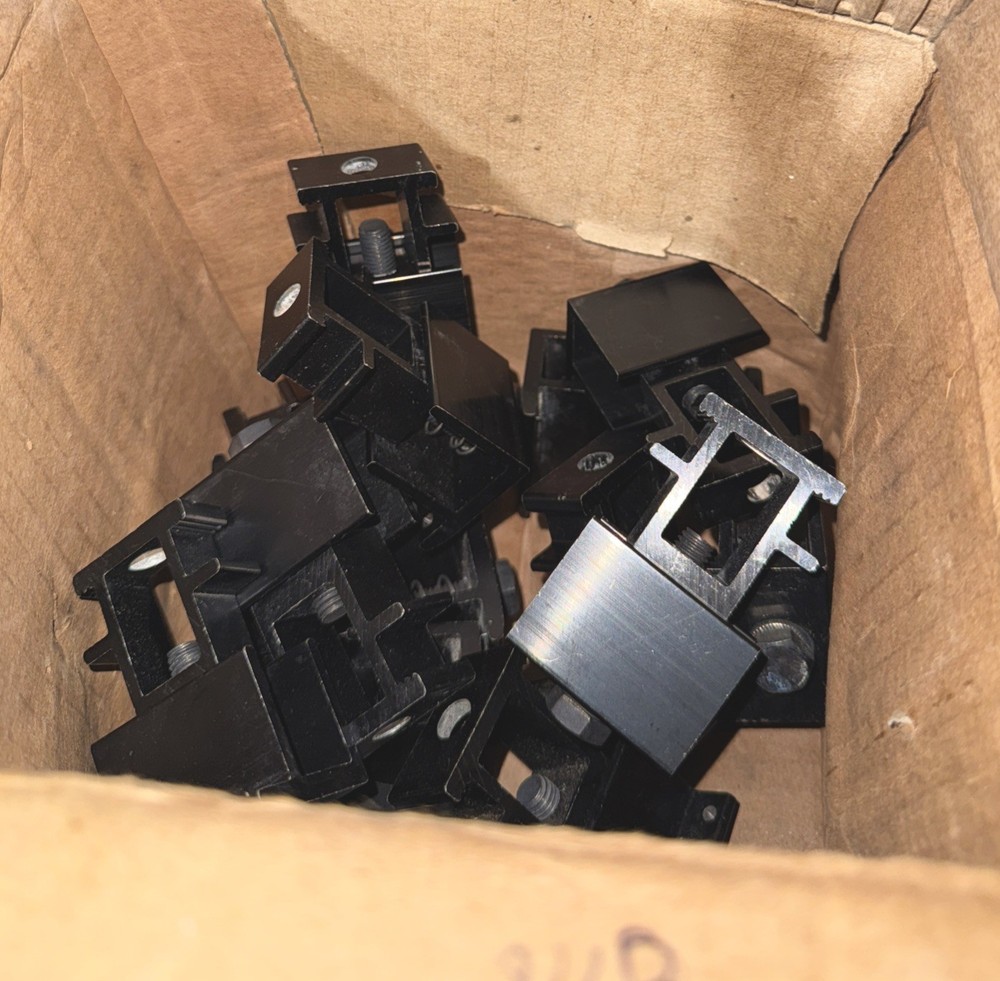 K2 Systems, 4000233, K2 End Clamp Set, Dark