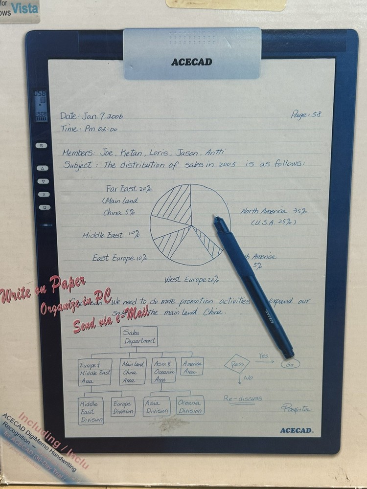 Acecad DigiMemo L2 Digital Note-Taking Tablet