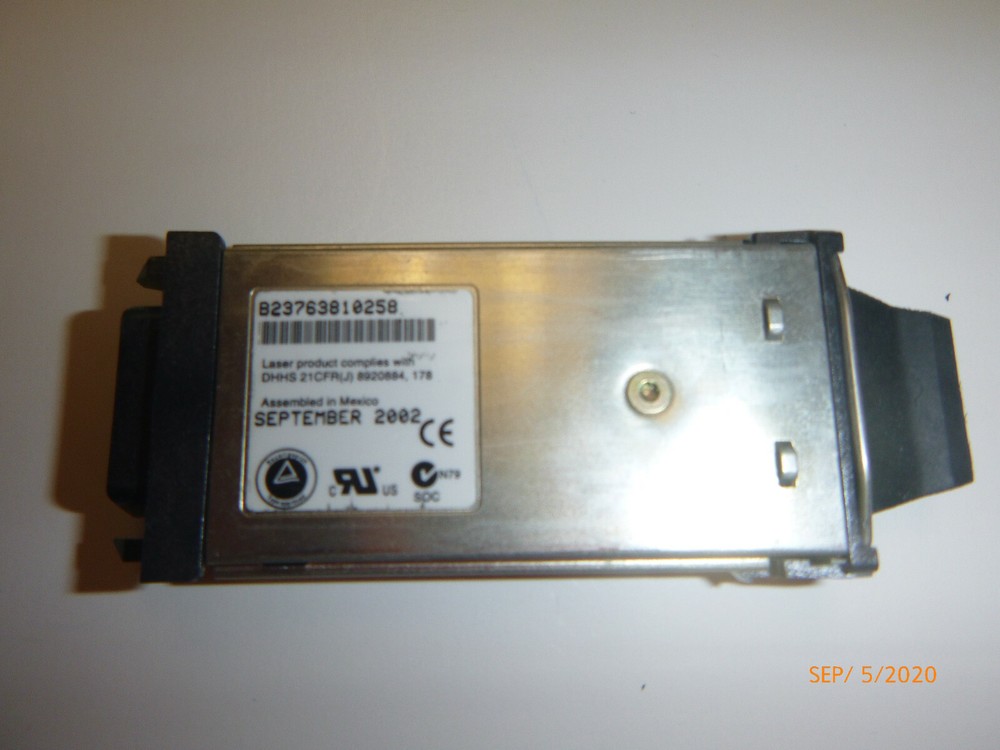 JDSU JGB-12SYAA1 SERIAL OPTICAL CONVERTER 1250 MB SHORT WAVE