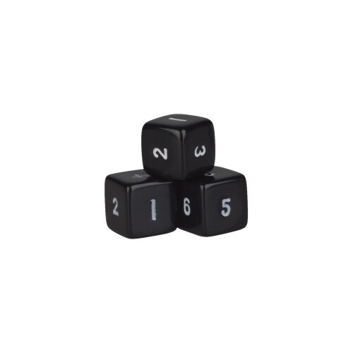 6-Sided Cube - Hexahedron - W6 - Black