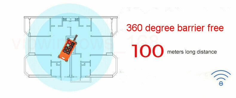Universal Industrial Crane Remote Control Wireless Radio Controller for Crane