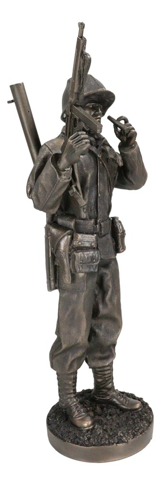 Ebros Military WW2 Staff Sergeant Squad Commander Smoking Cigar 13.25" Tall