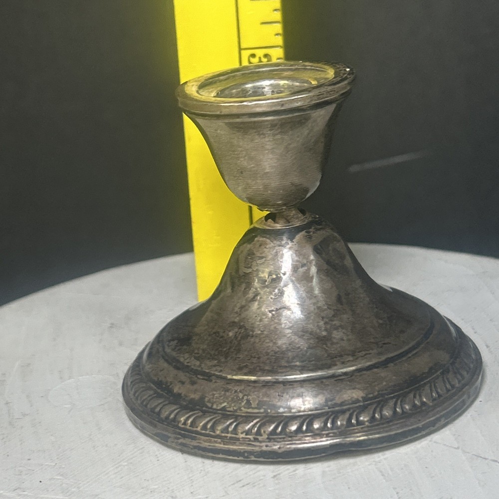 Antique Saban Sterling Silver Candlestick