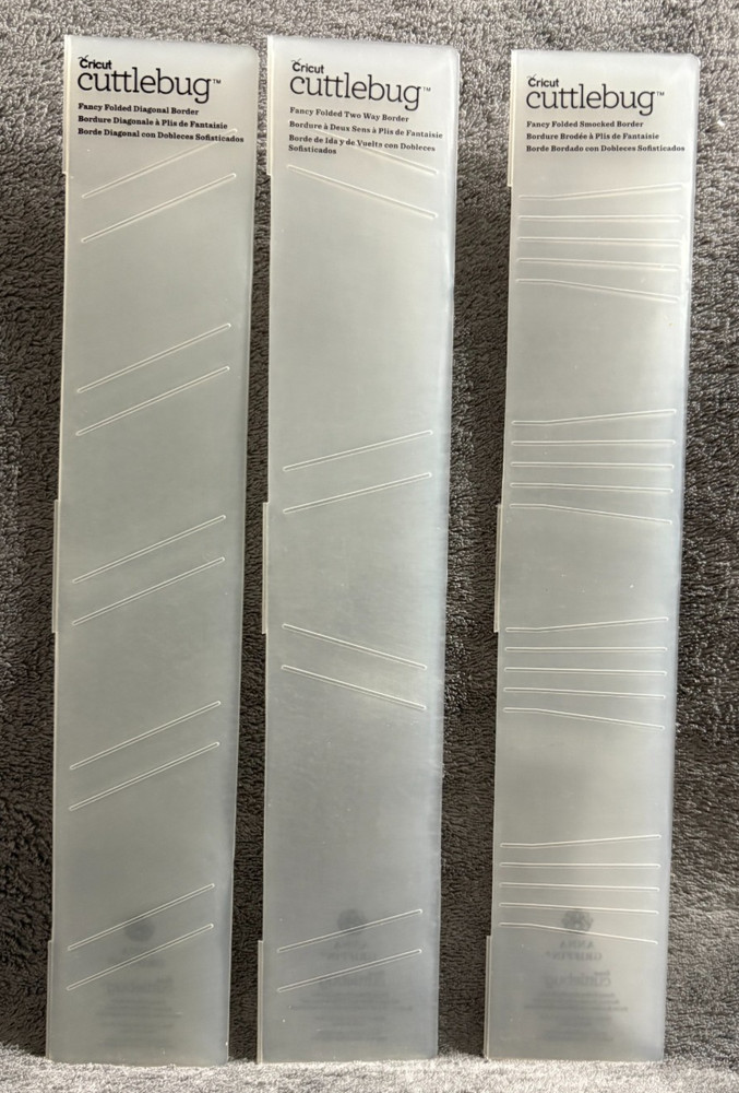 Anna Griffic Embossing Folders ** Paper Tricks ** (see description for details)
