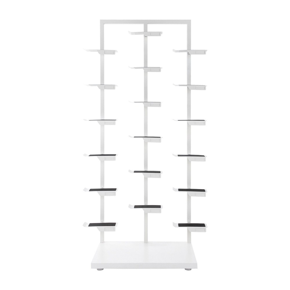 Three-post Single-sided Shoe Rack Stackable Commercial Shoe Rack Display Cabinet