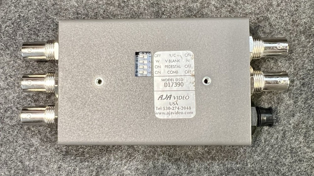 AJA D5D NTSC/PAL to SERIAL DECODER