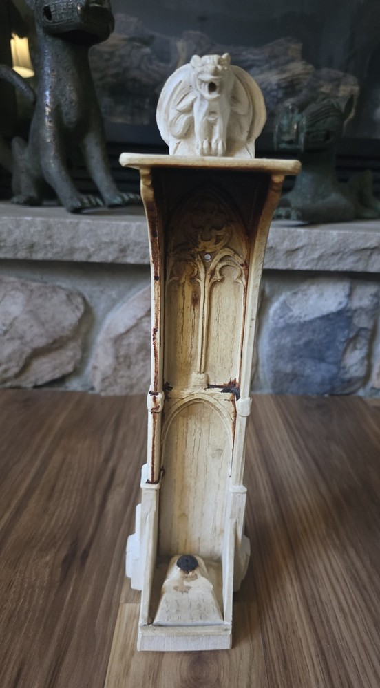 Ceramic Resin Gothic Incense Burner Holder Signed Yancy 96