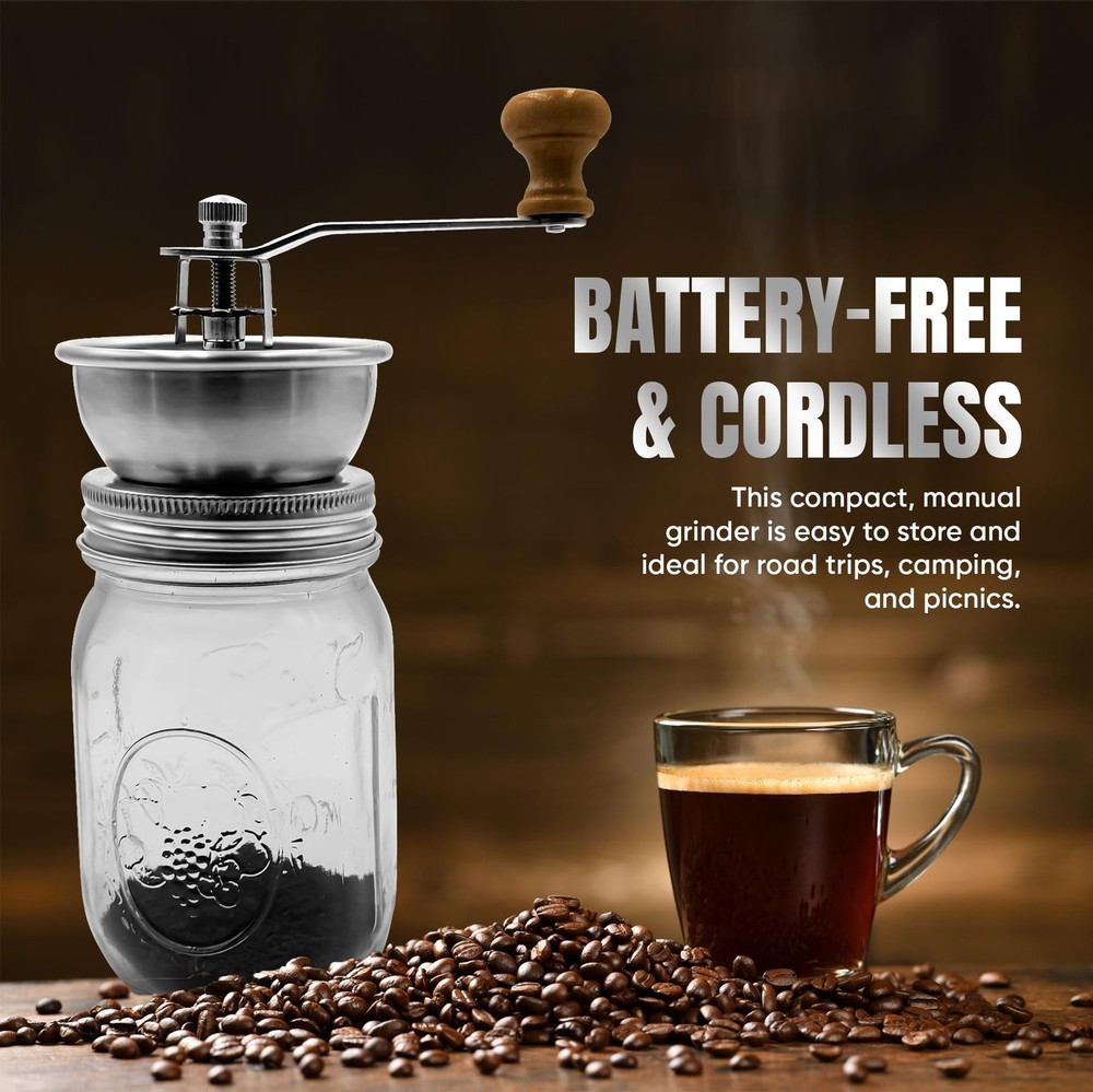 Stainless Steel Coffee Grinder Lid Attachment for Regular,