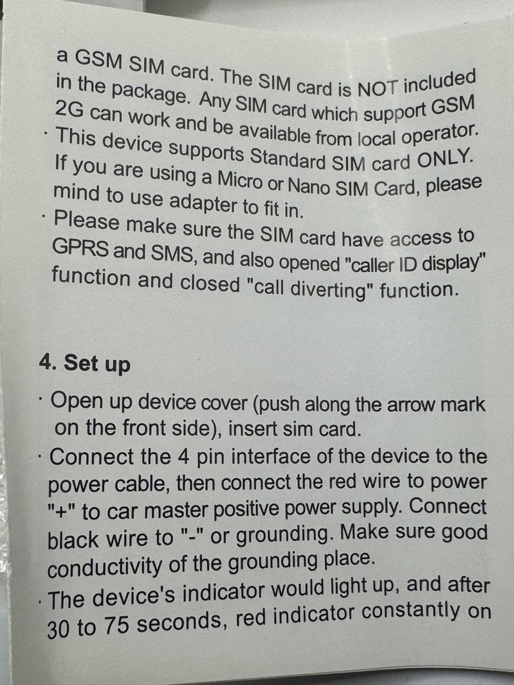 Real Time GPS Tracker - open box - no SIM (2G) - VIFLYKOO