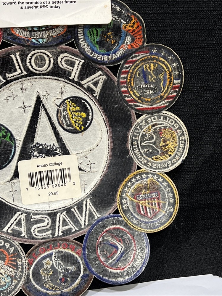 Complete NASA Apollo Patch Set 2 3.5" - 12"
