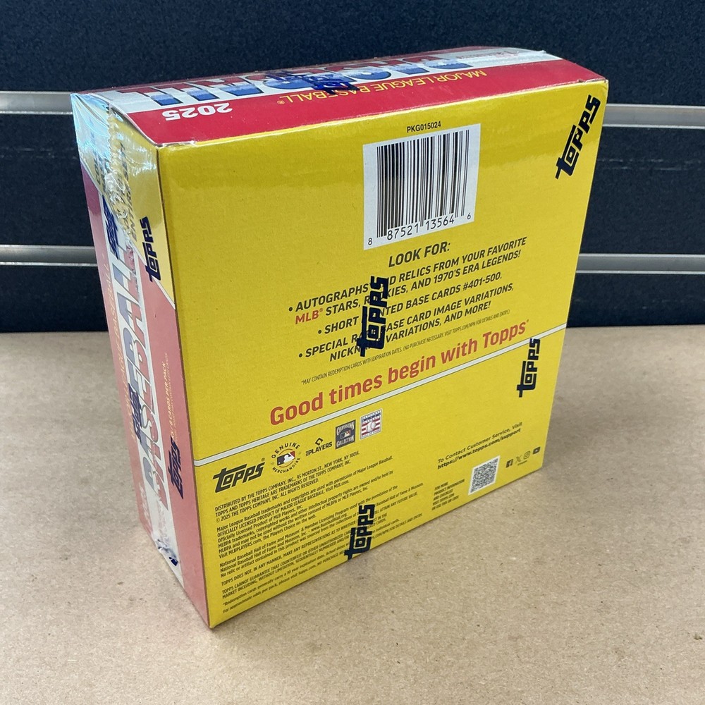 2025 TOPPS HERITAGE BASEBALL MEGA BOX Sealed