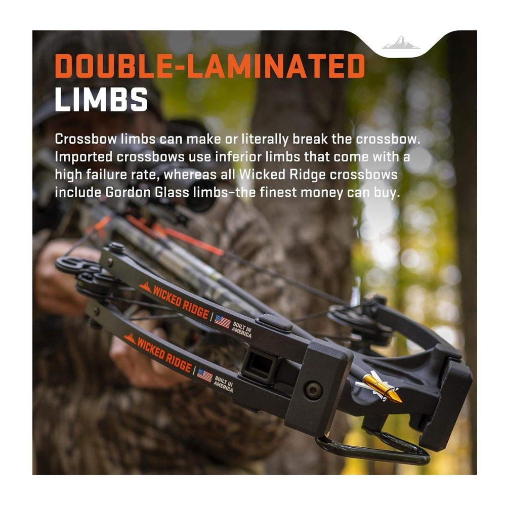 Wicked Ridge Commander 400 Crossbow Peak XT 400 FPS Bundle