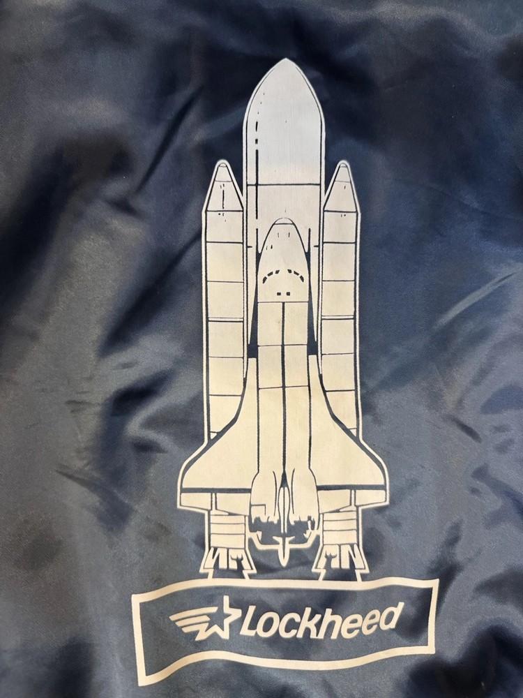 Vintage Lockheed - Space Shuttle Satin Jacket