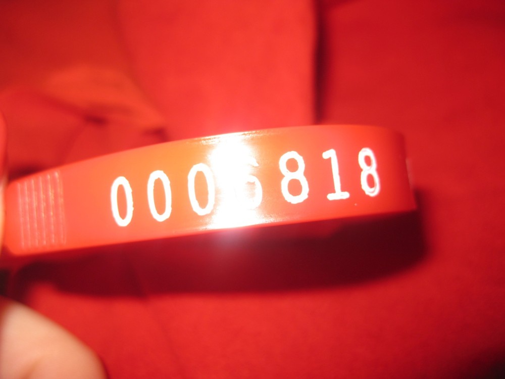 Red Suede Deer Leather #0006818 Row FF