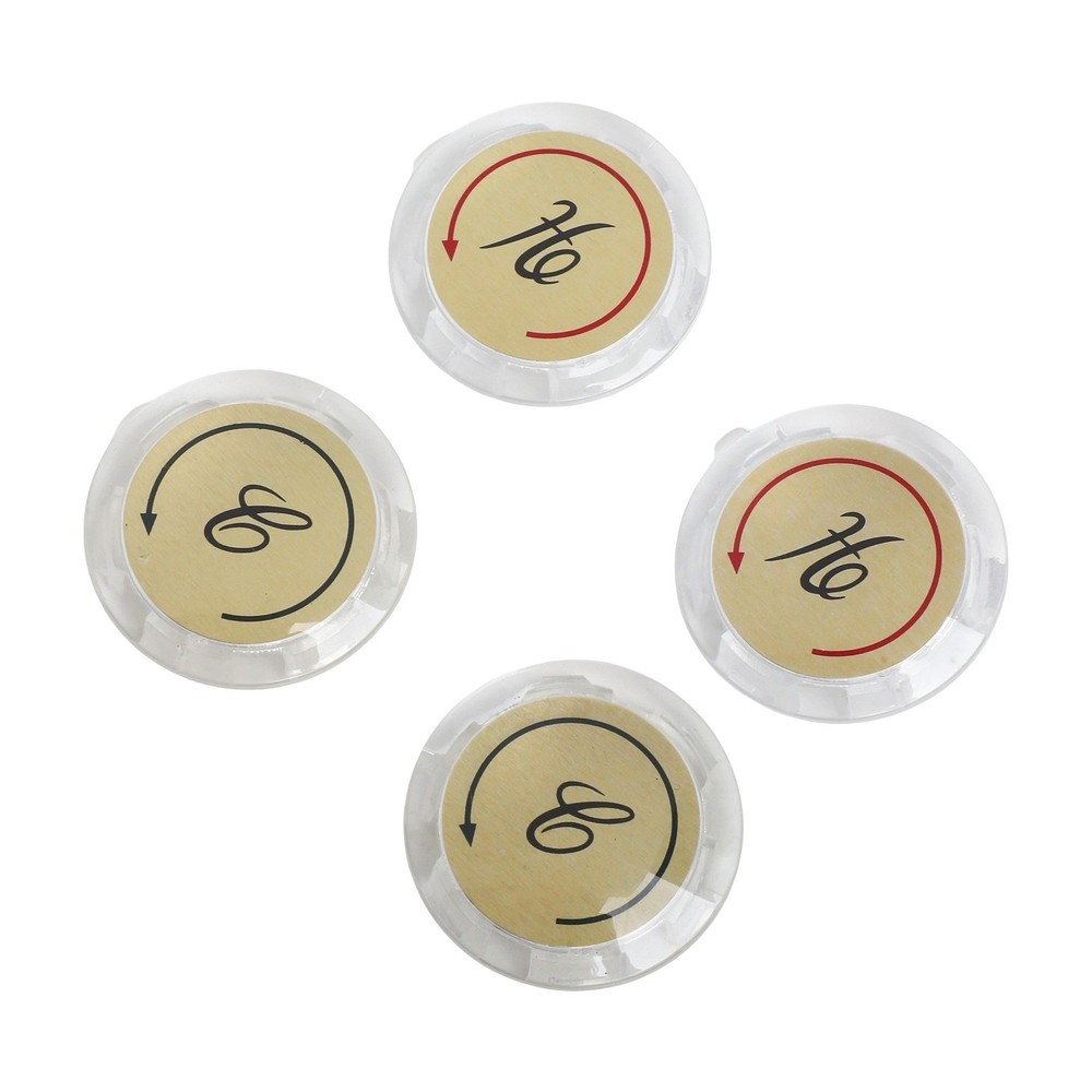 Replacement Faucet Index Button Set for Standard Double Handle Faucets