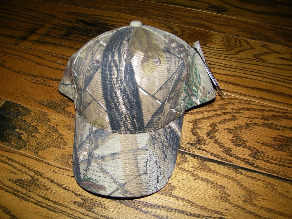 Realtree HD  Baseball Cap HAt Camo Camouflage NWT 6 panel Adjustable Strap