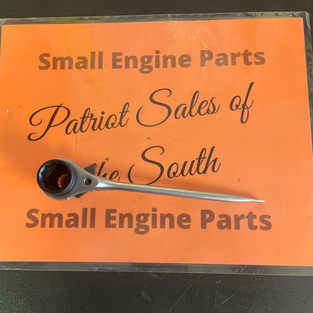 Scrench 13 & 19mm Ratchet Chainsaw Combi Spanner Tool