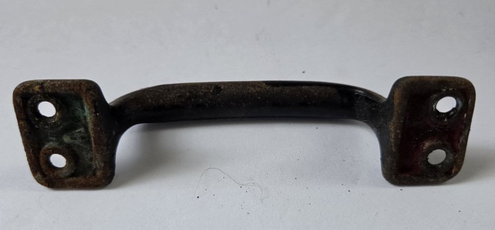 Antique 1890 Cast Iron Window Sash Pulls – Set of 8 – Original Hardware