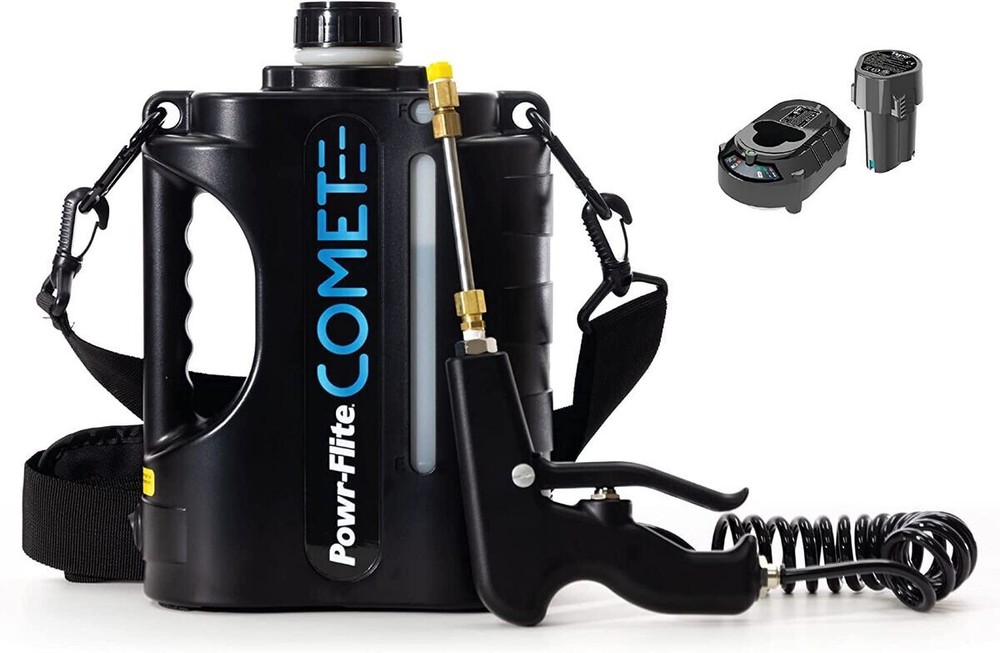 Comet Multipurpose Battery-Operated Sprayer by Powr-Flite Micron Atomizer NEW