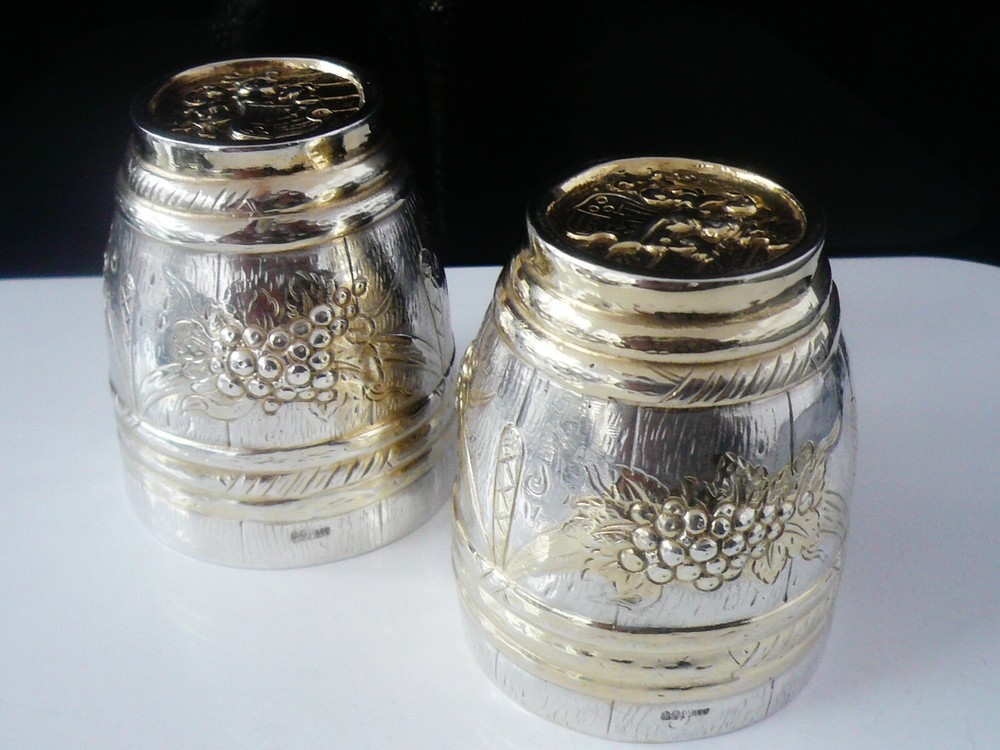 Silver Gilt Doppelbecher Double Beaker Brautbecher,
