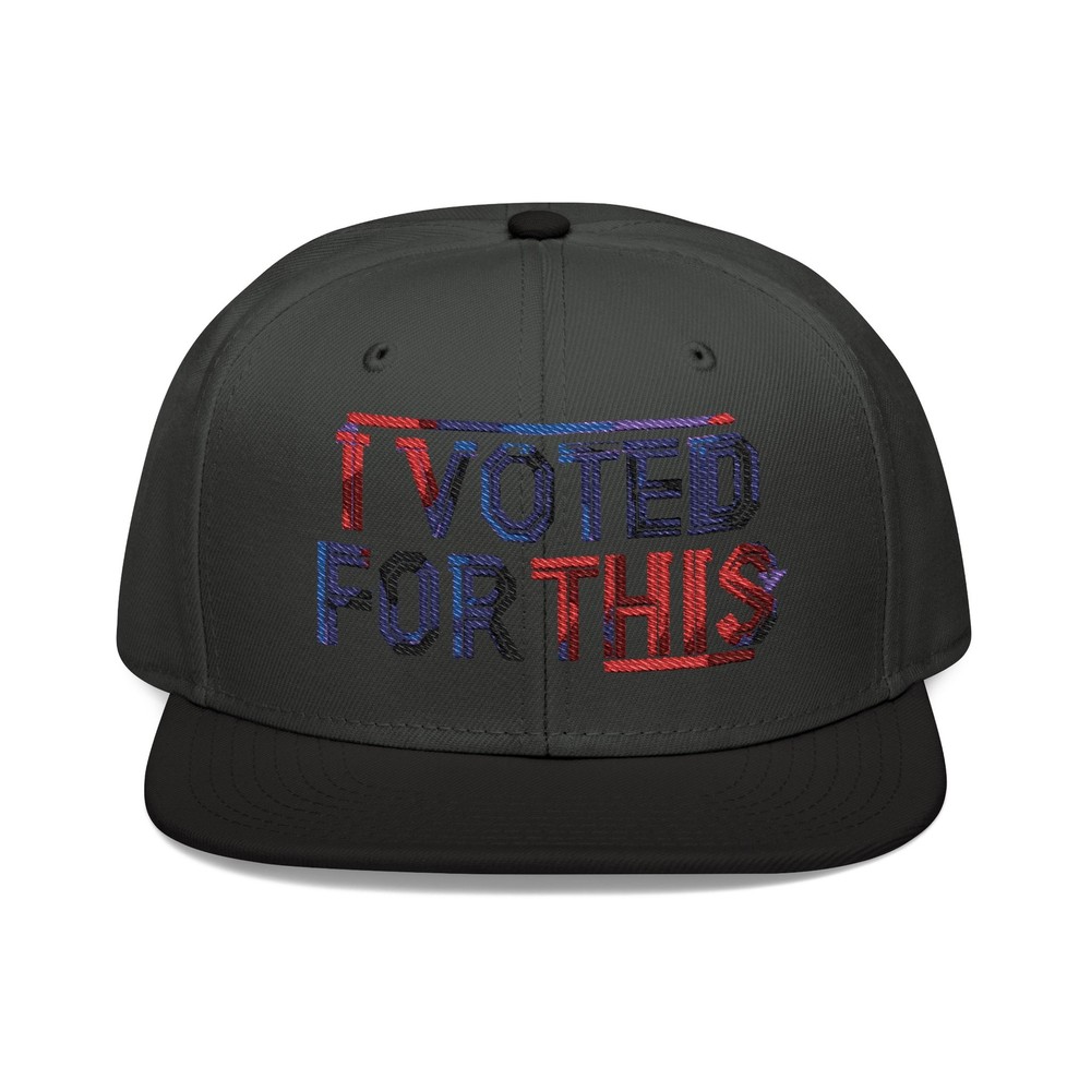 I Voted for This Snapback Hat