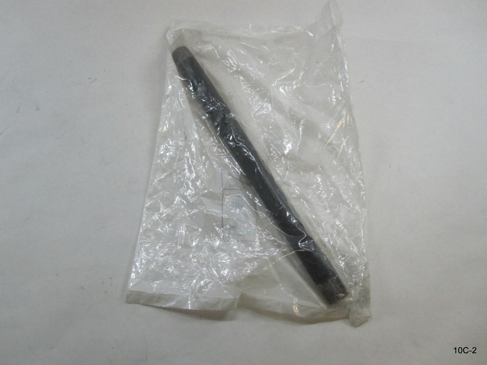 2 Pack Southland Steel Pipe Nipples Black 1/2" x 12"
