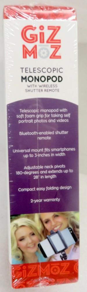 Extendable Handheld Selfie Monopod with Bluetooth Remote Wireless Shutter