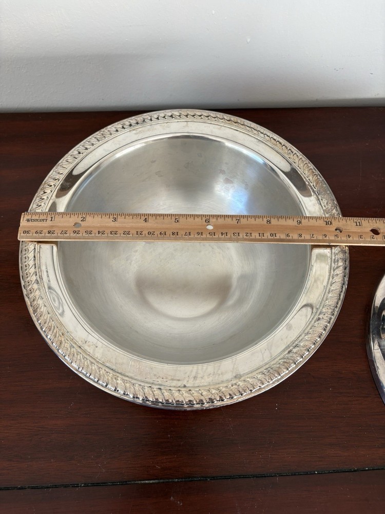 FB Rogers Silver Casserole Dish With Lid - Vintage